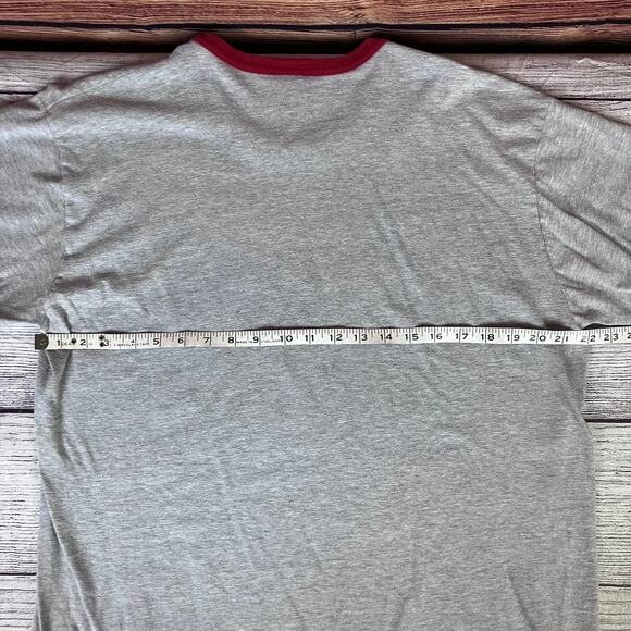 Vintage Nike Silver Tag Big Logo Ringer Style T-shirt - Picture 5 of 7